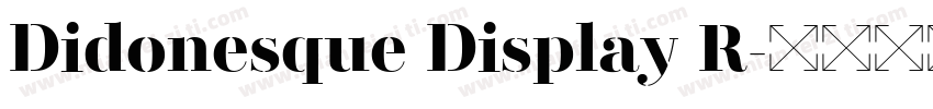 Didonesque Display R字体转换